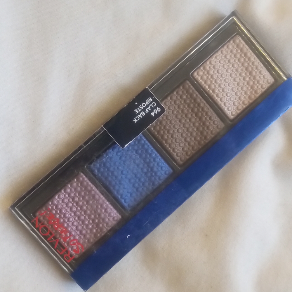 Revlon Eyeshadow Palette - Purple, Blue, Cream-Clap Back